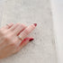 N°1 K18YG luxe diamond ring 0.7ct